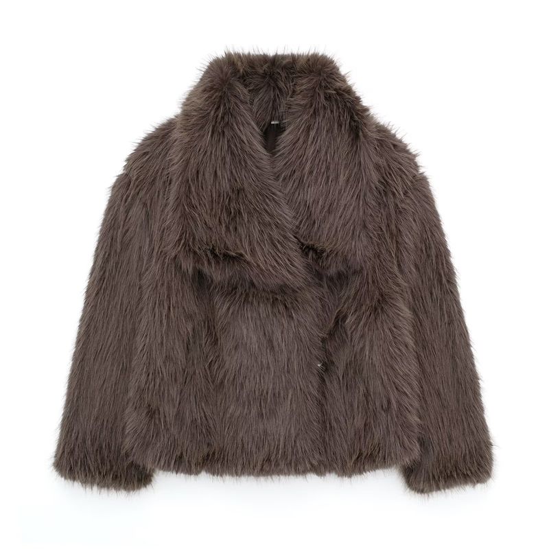 Kaslead New Arrival Women's Clothing Fashion Style Artificial Fur