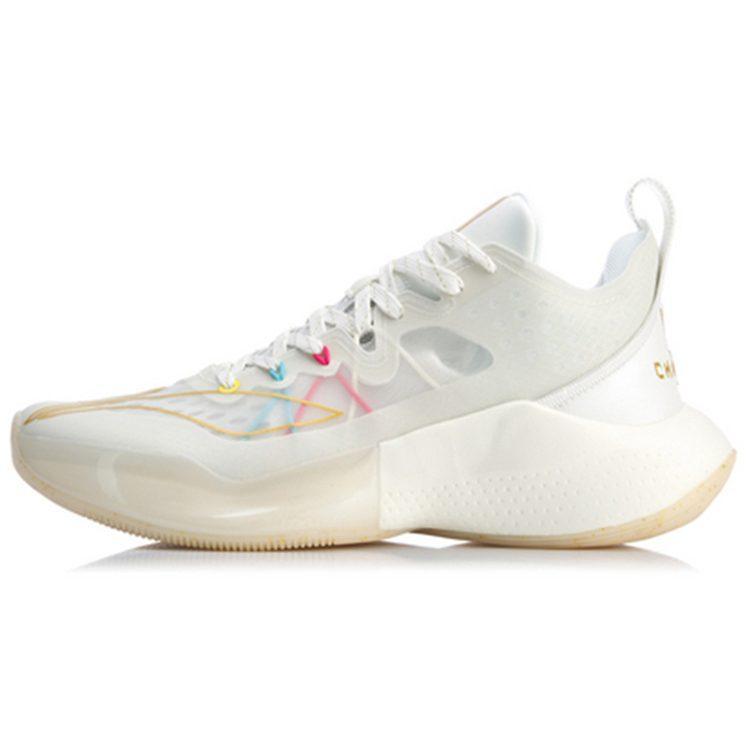 Li Ning Sonic 8 Low Basketballschuhe Herren Low Top Elfenbein ABAQ035-9