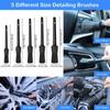 Auto Dashboard Cleaning Brushes Interior Exterior for Seat Detailing Tools 18pcs