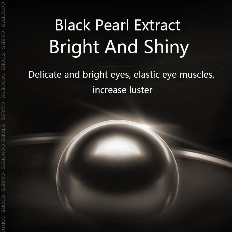 60 Stück Hydrogel-Patches Black Pearl Collagen Anti-Aging-Faltenpflege Augenmaske Gel-Patch Entfernen Sie Augenringe