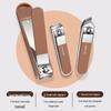 High-End Anti-Splash Nail Clipper Set with Portable Case - Manicure Tools