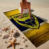 Oxford United Wappen Mikrofaser Strandtuch, Leicht und Schnelltrocknend, für Sommerreisen, Strand-Essential, Schwimmbad