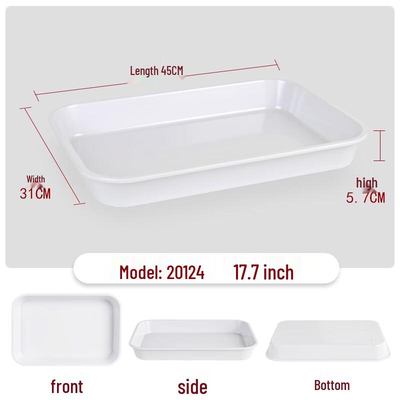 Commercial Melamine Rectangular Serving Tray