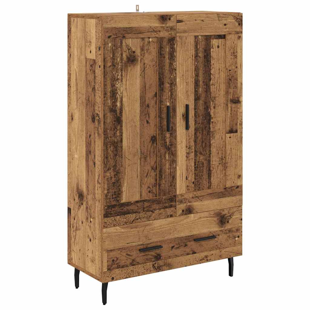 Highboard Altholz 69,5 x 31 x 115 cm Spanplatte