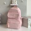 Schoolbag Japanese ins Backpack College Wind Large Capacity Multi-compartment Lightweight Middle School Student School Bag College Student Travel 