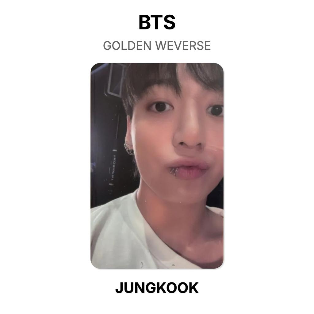 BTS GOLDEN WEVERSE Official Photocard