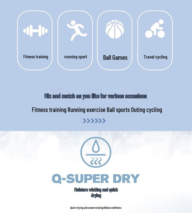 Men's Quick-Dry Sleeveless Ice Silk Sports Tank Top