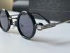 Vintage Small Round Steampunk Sunglasses for Men New Luxury Brand Fashion Punk Sun Glasses for Male Eyewear Shades