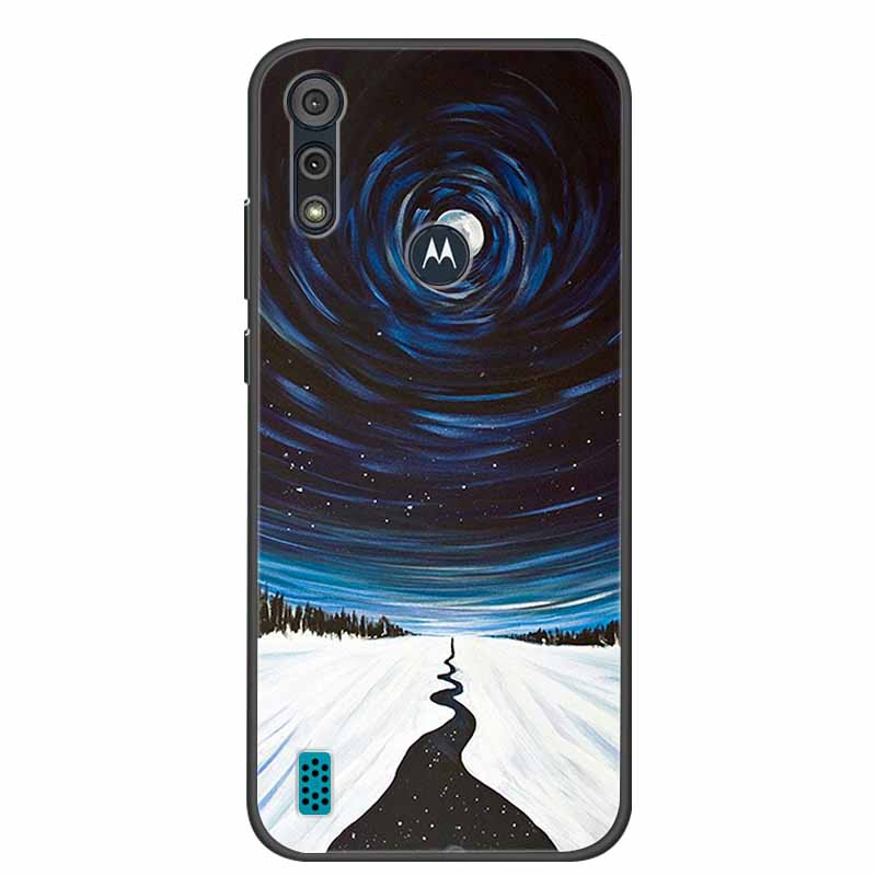 Phone Case for Motorola Moto E6i / E6s 2020 Shockproof Soft Silicone TPU Back Cover for Moto E6s 2020 E 6S 6i Cases Marble Print