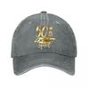 Gold Crown th Birthday Squad  New Vintage Washed Baseball Cap