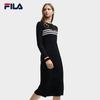 FILA Women's 2025 Winter Slim-Fit Knit Sweater Dress