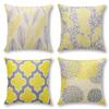 OTOSTAR Stylish and Cute 60cm Cushion Nordic Flax Set of Cotton and Linen Sofa Cushion Sofa Back Decorative and Zabuton Covers Covers, Linen-Like