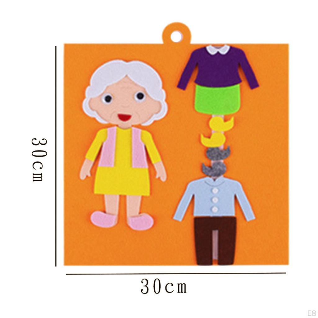 Activity Books Fine Motor Interactive Cloth Book for Toddlers Girls Unisex G