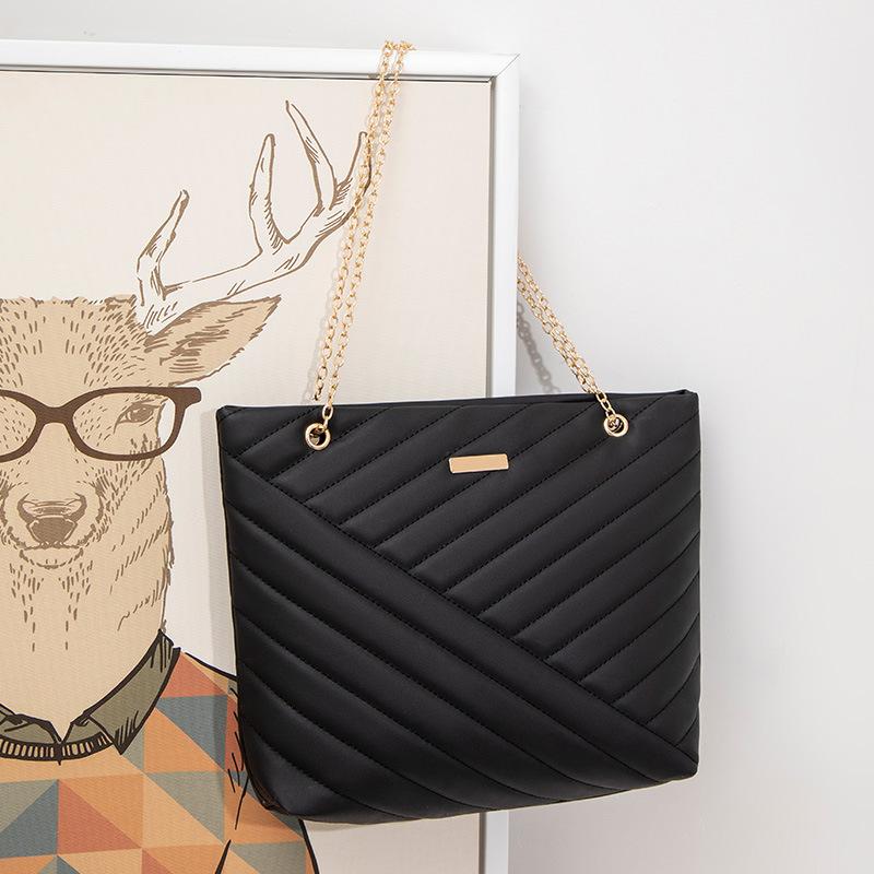 New Fashion Twill Women's Bag, Simple Casual Long-standard Shoulder Handbag, One Piece.