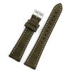18mm 20mm 22mm Retro Nubuck Leather Strap Quick Release Bar Wristband Brown Green Coffee Men Women Universal Bracelet Watch Band