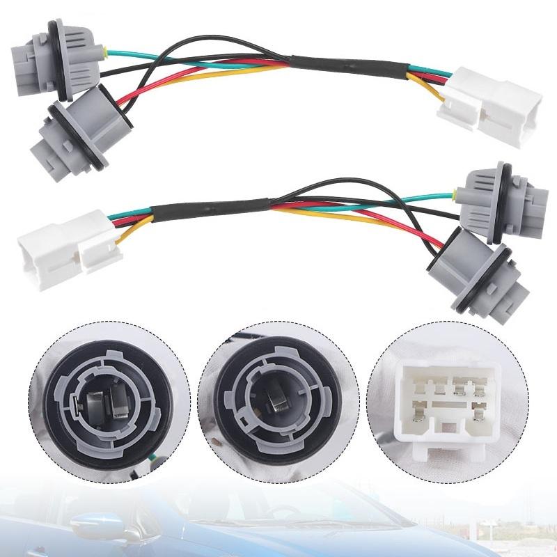 Auto Rear Tail Light Lamp Bulb Socket Wiring Harness 92470-B0600 for Kia Forte 2017 2018 Taillight Wires Plug Adapter Connector