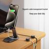 Magnetic Cable Organizer & Wall Mount - Phone Charging Cable Clip and Hook