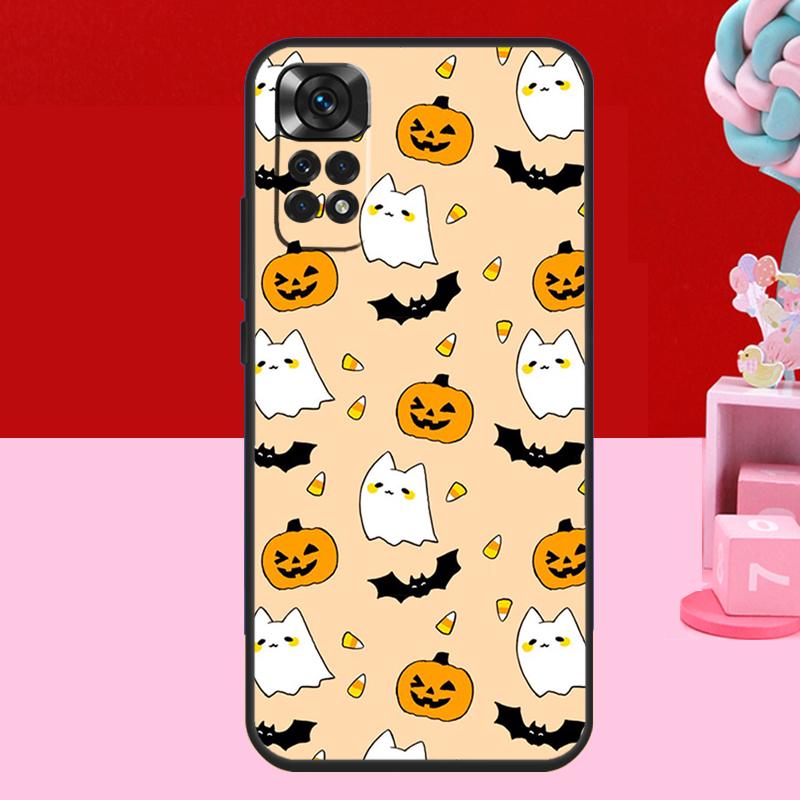Halloween Pumpkins Case For Xiaomi Redmi Note 13 12 11 10 14 15 Pro Plus Redmi 15 C 14C 10C 12C 13C Soft Cover
