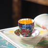 Chaxun Cloisonné Enamel Silver-Plated Teacup Set