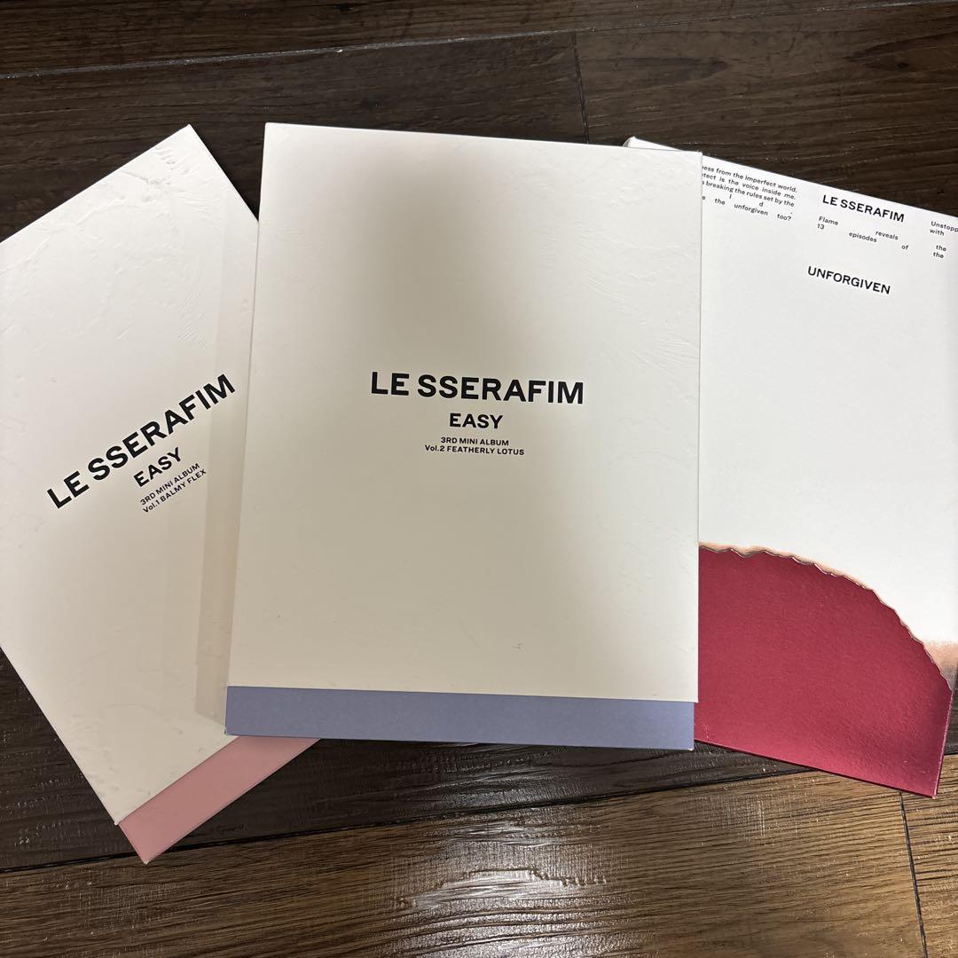 

[USED] LE SSERAFIM Lusera 2 Albums 1 Photo Book EASY