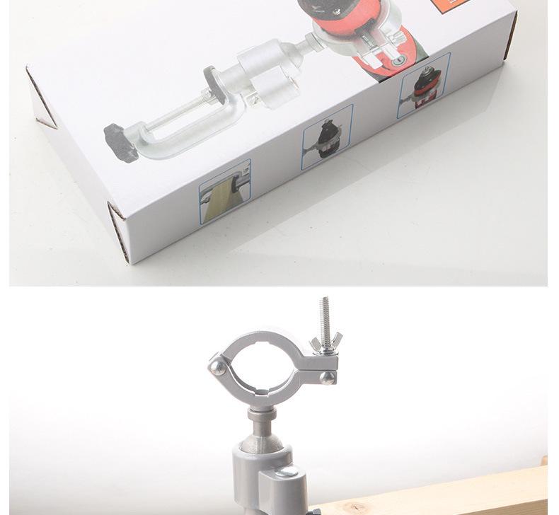 Multifunctional Aluminum Alloy Rotating Bench Vise for Mini Hand Drill & Electric Grinder