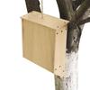Wooden Bat House Shelter With Roof Weatherproof Easy To Land Outdoor Animal Shelter Summer And Winter Quarters Box Decoration