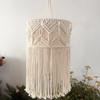 1Pc New Nordic Style Handmade Cotton Rope Woven Lampshade, Famous Star Lighting Pendant, Room Decoration Wall Hanging