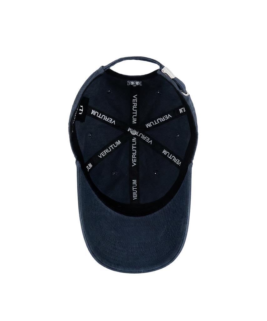 VERUTUM Side Logo Bio-Washed Cap Navy