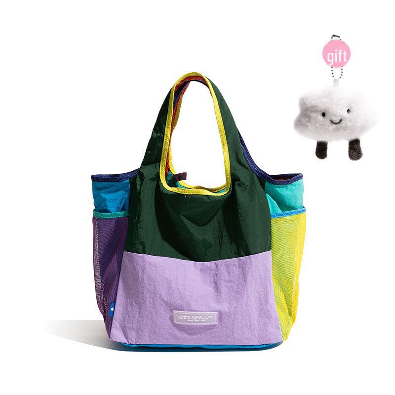 

Сумка-тоут CKKUI Dopamine Canvas — легкая, складная, экологичная сумка с нишевым сингапурским дизайном Standard