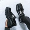 Fashion Business Men Loafers Men Thick Soled Breathable Comfortable Elegant  Fashionable Leather Shoes British Business Shoes Size 38-45