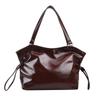 Texture Large Capacity Handbags for Women  New Solid Color Simple Retro One Shoulder Underarm Bags Casual Commute Tote Bag
