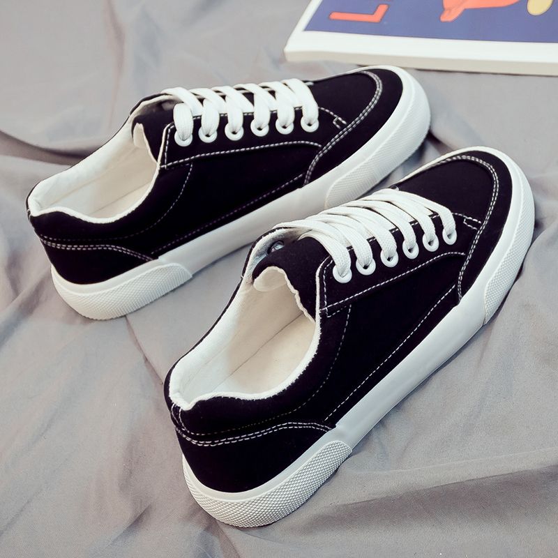 

2024 Лето Новые Корейские Модные Мужские Туфли Низкие Холщовые Модные Туфли Повседневные Маленькие Туфли Для Белой Доски Спортивные Универсальные 44 чёрный