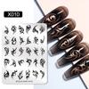 NICOLE DIARY Leopard Flower Nail Stamping Plate Image Transfer Template Geometry Leaf Stainless Steel Stencil Nail Printing Tool