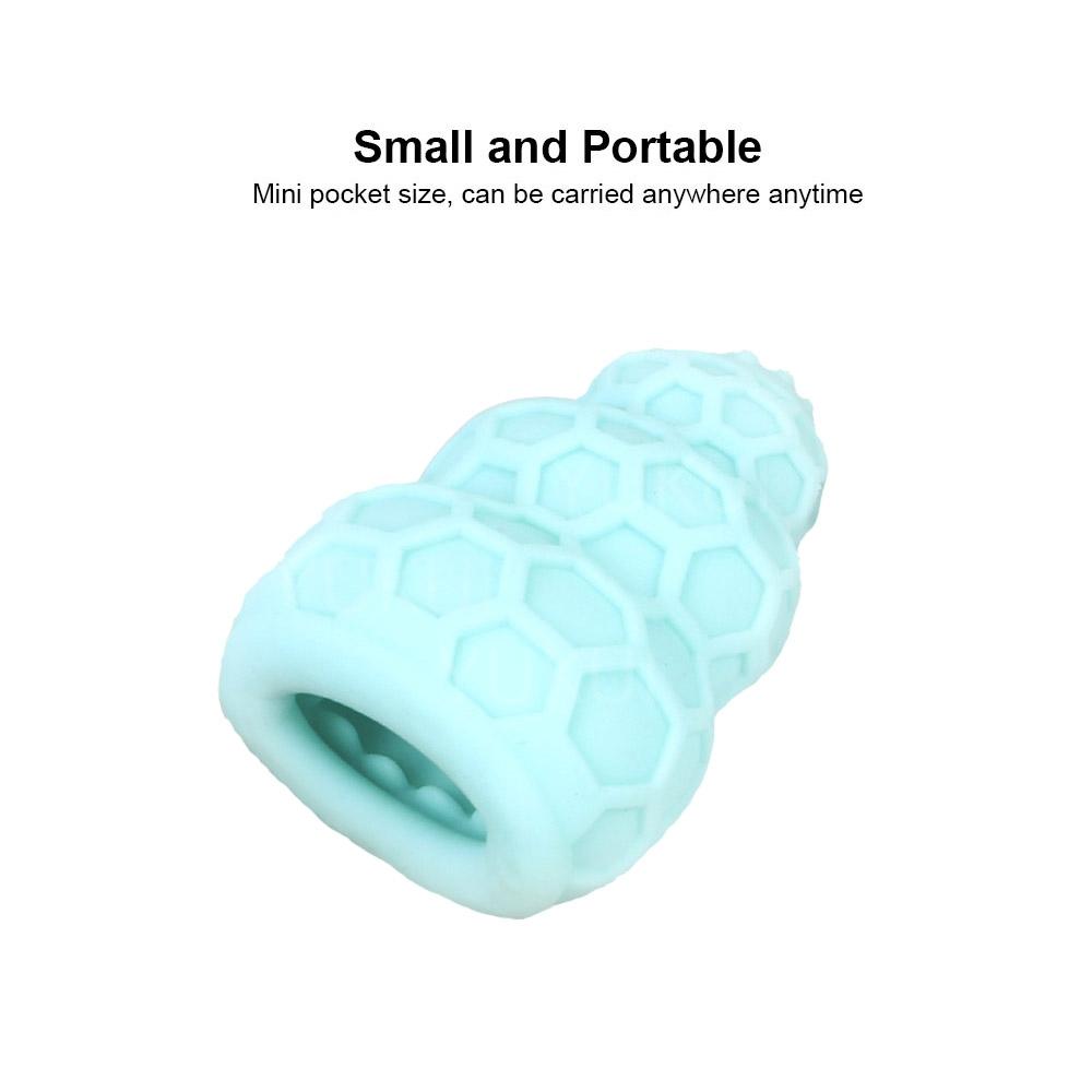 Male Masturbator Cup Portable Penis Trainer Penis Massage Adult Sex Toys Stretchy Silicone Vagina Egg Vacuum Pocket Cup for Men