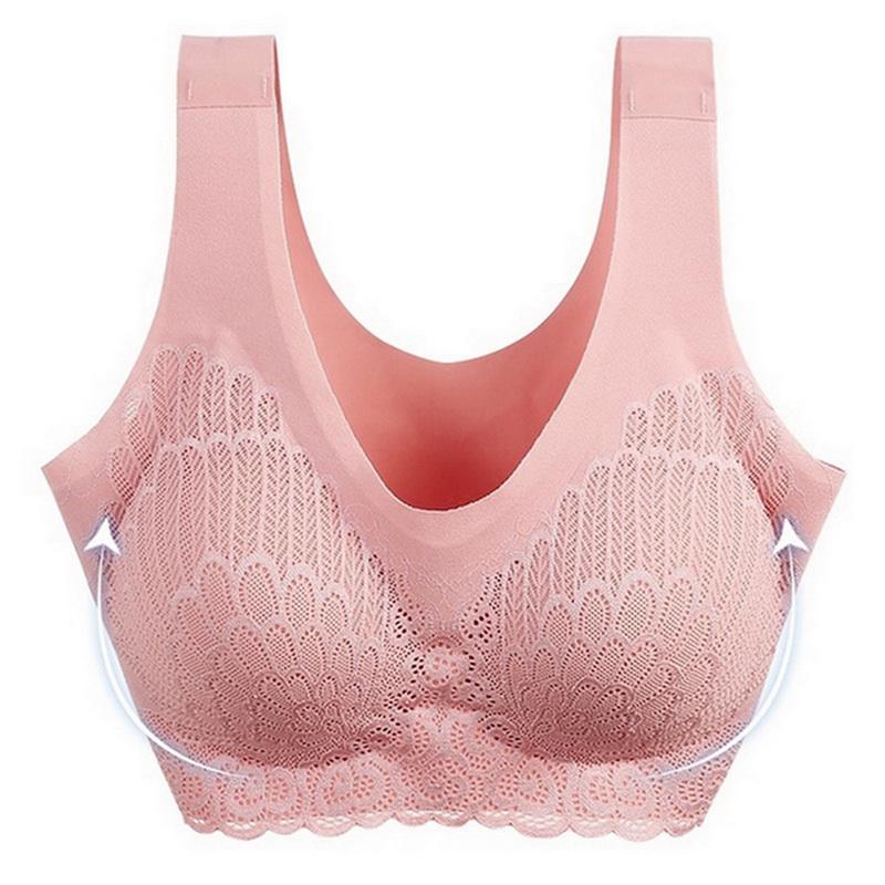 Backless Bras Women Solid Color Bra Lace Tube Top Sexy No Steel Ring Sports Bra Women Underwear