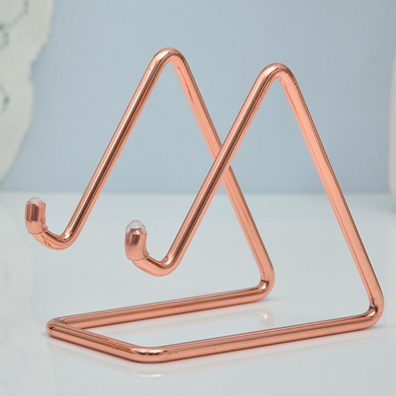 Sturdy Metal Iron Organizers Multipurpose Storage Rack for Office Supplies With Base