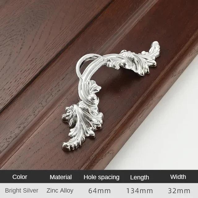 Zinc Alloy Rural Ivory White Cabinet Door Drawer Handle Cabinet Door Closet Kitchen Handle Wardrobe Door Furniture Handle