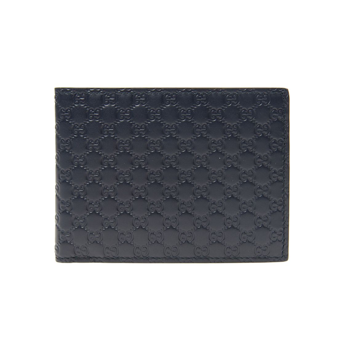 

Gucci Classic Logo Embossed Narrow Bi-Fold Leather Wallet Men Wallets Blue Navy 278596-BMJ1N-4009 Gift Set(Basic Set+Box+Shopping Bag)