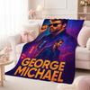 Pop Singer G-George MichaelS Throw Summer Flannel Throw Blanket Soft Antistatic Washable KidFriendly Couch Bed