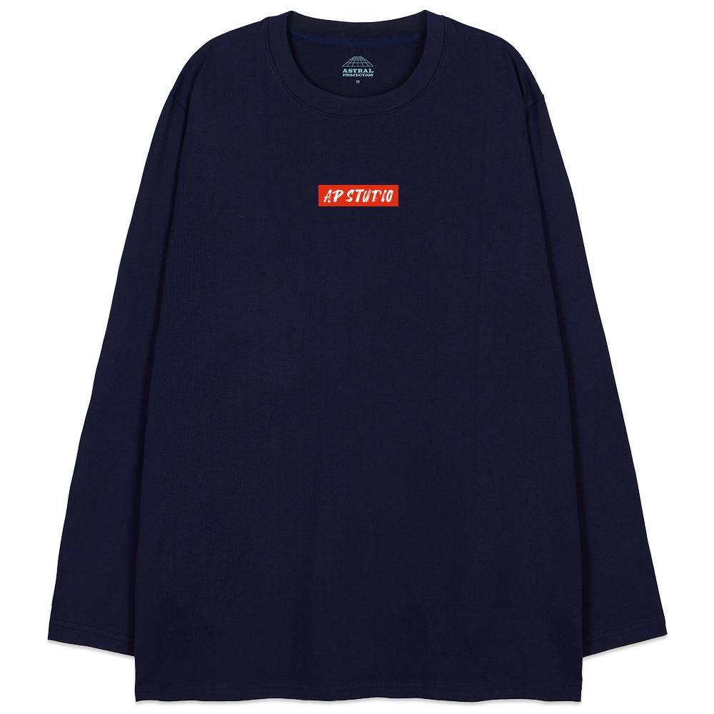 Astral Projection Ap Studio Oversized Long Sleeve T-Shirt_Navy Xxl