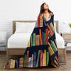 Book Lover Flannel Blanket Girl Super Soft Throw Blanket Winter Living Room Bedspread Sofa Bed Cover