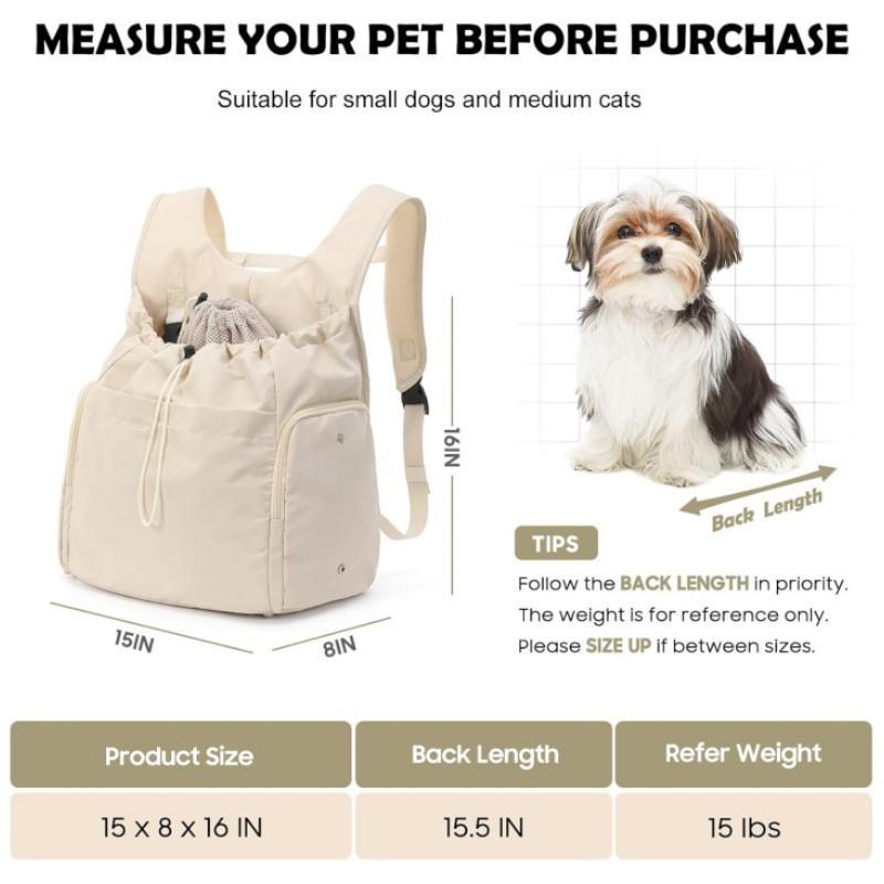 Portable Hands-Free Pet Carrier Backpack Breathable Comfortable Large Capacity Front Pet Travel Carrier Transportin De Gato