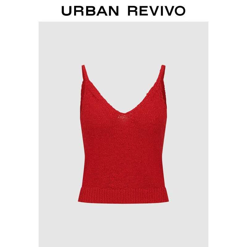 UR2026 Women s V-Neck Camisole Knit Top XS
