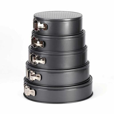 5Pcs Non Stick Spring Form Round Baking Cake Tin Set Kitchen Baking Pans