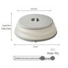 High-Temp Resistant Microwave Splatter Lid - Foldable, Oil-Proof & Multi-Functional Food Preservation Cover