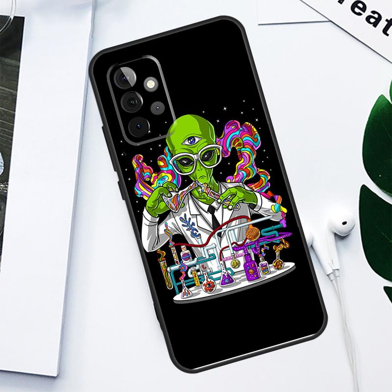 Space Alien Magic For Samsung Galaxy A13 A53 A33 A54 A34 A14 A55 A35 A15 A05 A06 A16 A22 A32 A52 Phone Case