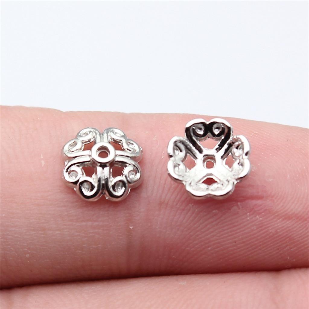 Small Bead Cap Spacer End Caps Antique Bronze Zinc Alloy Jewelry Making Craft Part As DIY Bead Cap