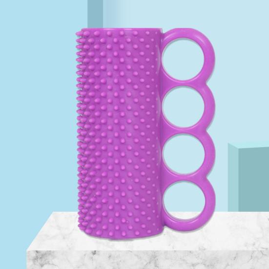 Silicone Squeeze Finger Exerciser 4 Finger Exerciser Ergonomic Hand Massage Grip Strength Trainer Arthritis Hand Therapy Rehabilitation Gripper
