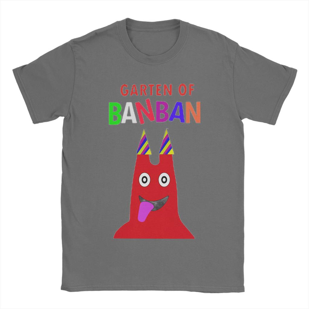 Garten of Banban Friends Characters T Shirts for Unisex Cotton Unique TShirts Round Collar  Tees Short Sleeve Tops Gift Idea