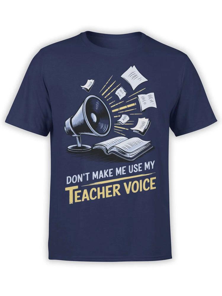 Teacher Tshirt Collection Teacher Voice Tshirt Unisex S